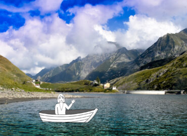 Dal lago di Malciaussia verso il lago Nero